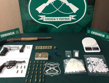 Carabineros detuvo a hombre con medio kilo de cocaína base en su poder en Viña del Mar