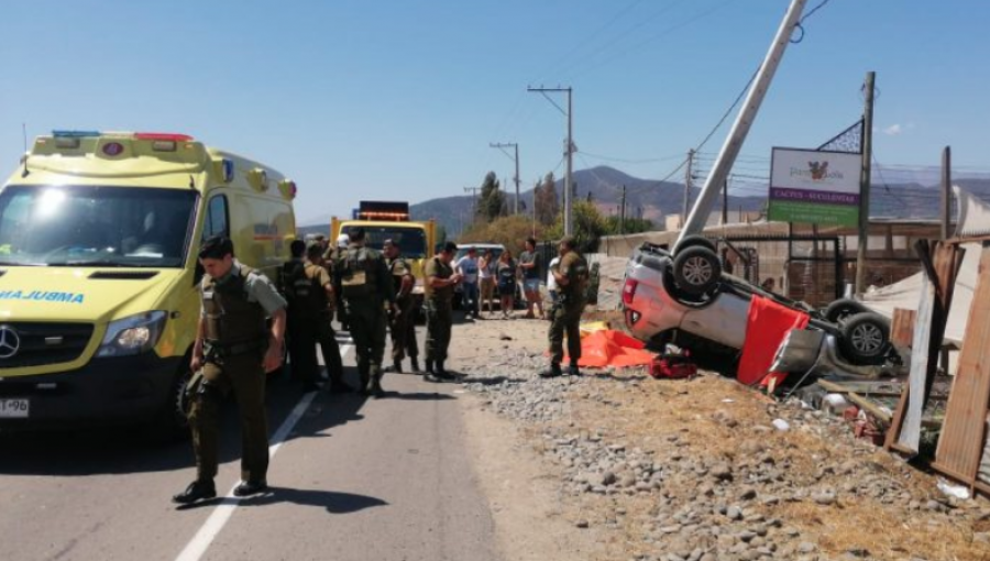 Tragedia familiar en Quillota: esposa y madre del conductor fallecen en accidente de tránsito