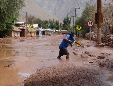 168 pequeños agricultores afectados y 62 canales dañados debido a lluvias en Alto del Carmen