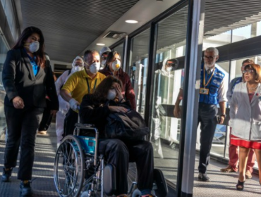 Realizan simulacro ante el posible arribo de pasajero con coronavirus en el aeropuerto de Pudahuel