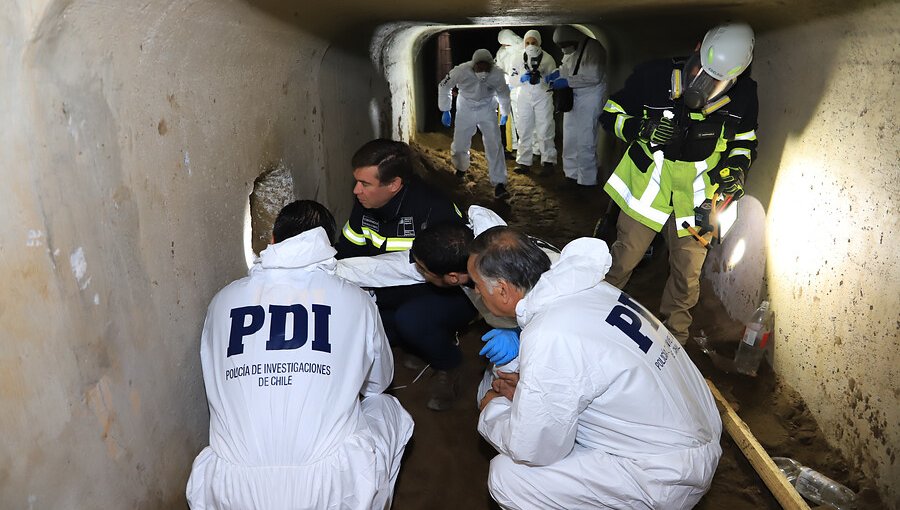 En prisión preventiva quedaron los cinco sujetos que construyeron elaborado túnel en Concón