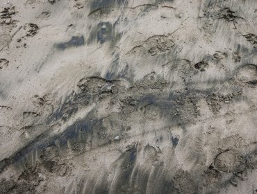 Registran tercer día de varamientos de carbón en playa Ventanas de Puchuncaví