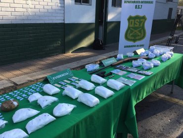 OS7 de Carabineros ha incautado más de mil kilos de drogas durante el 2020