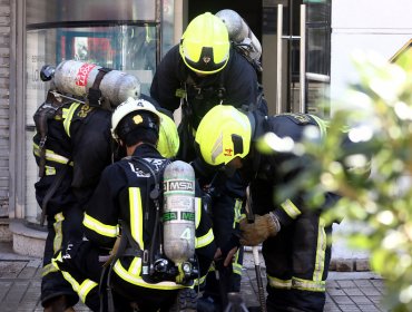 Rotura de una matriz provocó una fuga de gas en el cerro Playa Ancha de Valparaíso