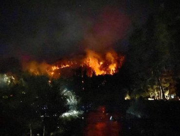 Incendio afectó a ladera del sector norte del Cerro San Cristóbal: Humo aún se percibe