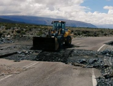 Comuna de Ollagüe se mantiene aislada tras lluvias y deslizamientos de tierra