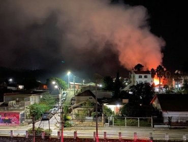 Una mujer de 54 años falleció luego de un incendio que afectó a vivienda en Quilpué