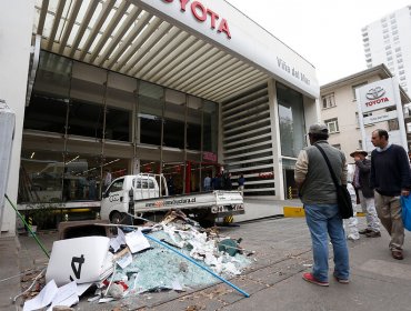 Dueño de automotora vandalizada en Viña: "No hay policías, entonces las FF.AA. deberían estar en la calle"