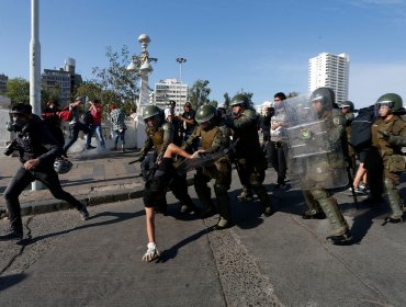 Nueva jornada de incidentes en Viña del Mar terminan con 50 detenidos y un carabinero lesionado