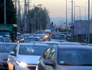 "Super Lunes": Detectan 120 puntos donde podría haber alta congestión vehicular en la región Metropolitana