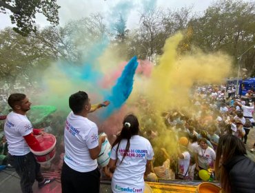 Unas 2 mil personas participaron en la quinta versión de la Corrida de Colores de Limache