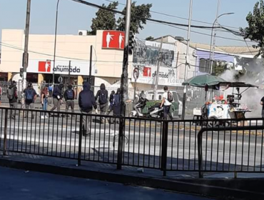 Incidentes protagonizados por estudiantes secundarios terminaron con 11 detenidos en Renca