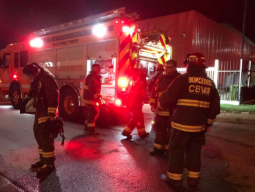 Fuga de gas obliga a evacuar a cerca de un centenar de trabajadores de empresa en Placilla