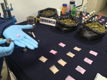 Desarticulan banda que mantenía un laboratorio clandestino de drogas de éxtasis en Viña del Mar