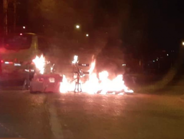 Valparaíso amaneció con barricadas en diversos puntos: tránsito presentó problemas