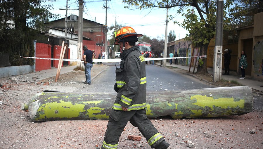 Siete trabajadores quedaron con lesiones graves tras explosión en empresa de La Cisterna