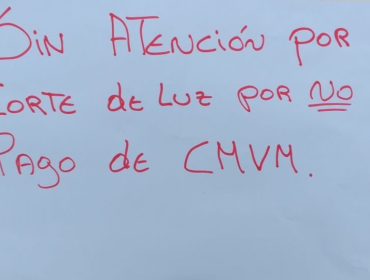 Consultorio de Viña del Mar se quedó sin luz por "error informático" que impidió realizar el pago