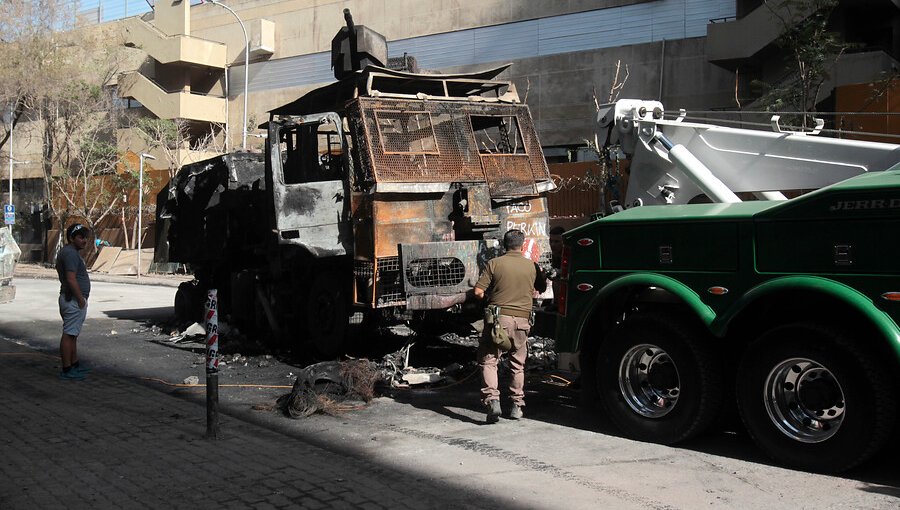 Joven de 18 años quedó en prisión preventiva por caso de carro lanzaagua incendiado