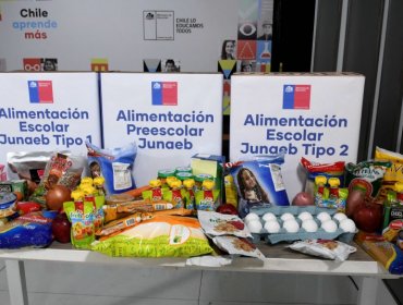 Entregarán canastas con alimentos a beneficiarios de Junaeb tras suspensión de clases