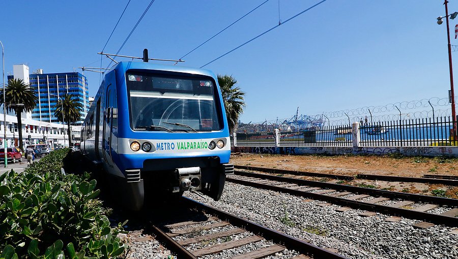 Metro Valparaíso registra caída de casi 35% en la cantidad de pasajeros transportados