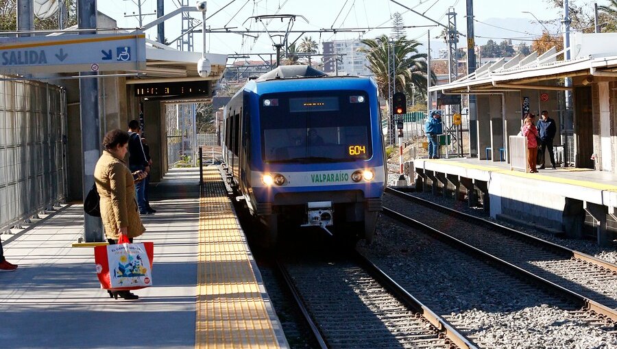 Metro Valparaíso registra una disminución cercana al 50% en el número de pasajeros