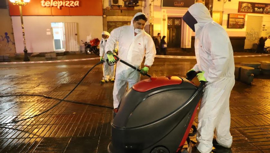 Calles de Valparaíso serán sometidas a proceso de sanitización con ozono a presión