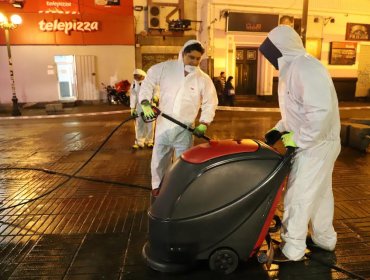 Calles de Valparaíso serán sometidas a proceso de sanitización con ozono a presión