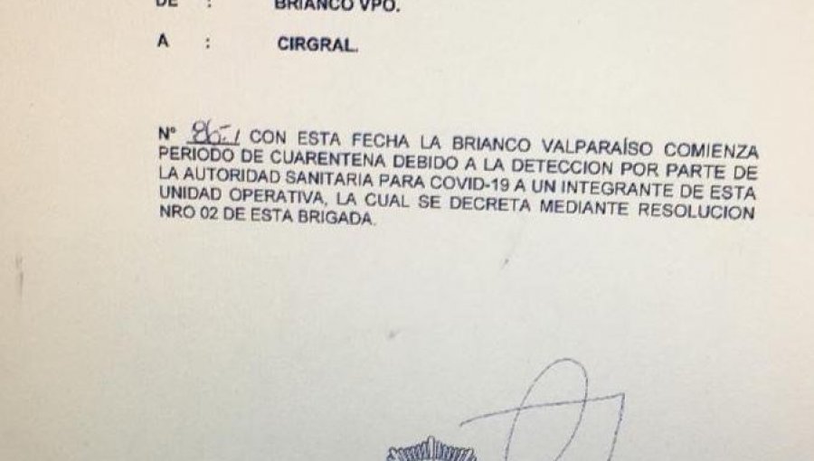 PDI confirma que dos oficiales de la Brigada Antinarcóticos de Curauma dieron positivo a Covid-19