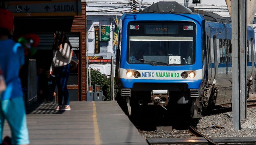 Metro Valparaíso implementará servicio especial para evitar aglomeraciones en primeros recorridos