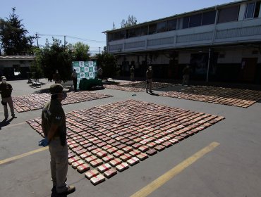 Carabineros logra histórico decomiso de más de dos toneladas de marihuana creepy en Maipú