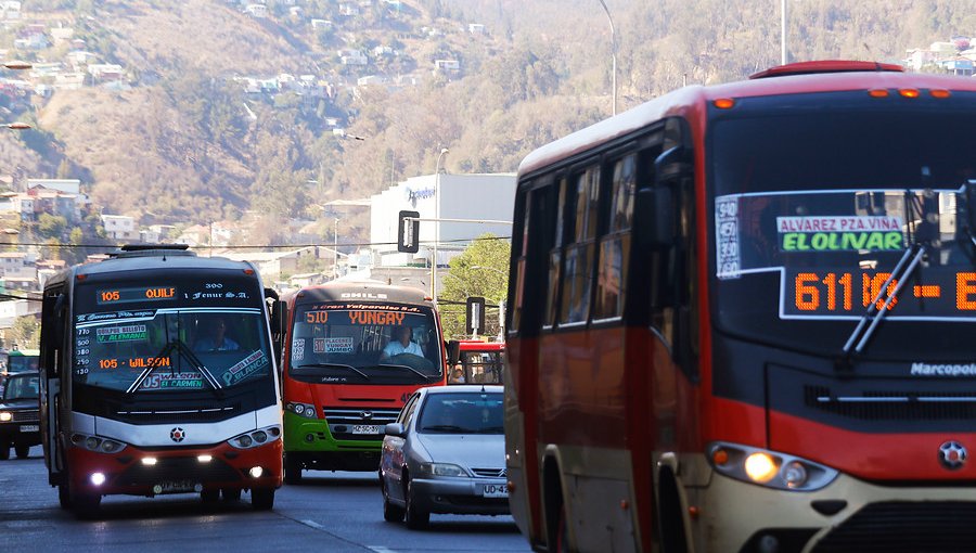 Nuevas líneas se adhieren al paro indefinido de microbuses del Gran Valparaíso