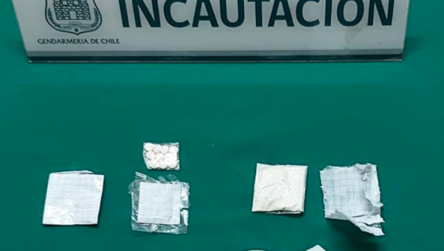 Abogado fue detenido tras ingresar con clonazepam y pasta base de cocaína a la cárcel de Los Andes