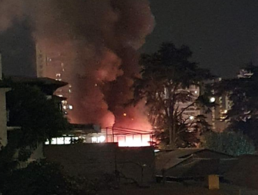 Incendio estructural afecta nuevamente a la tradicional Casa Italia de Viña del Mar