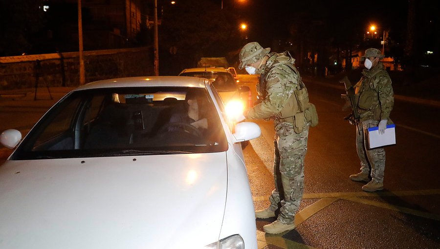 Hombre inventó que tenía coronavirus para zafar de control militar en pleno toque de queda en la región de Valparaíso