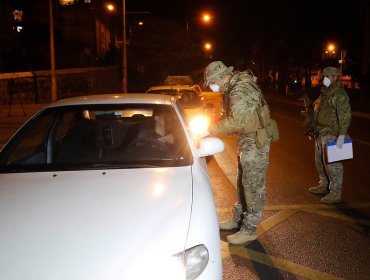 Hombre inventó que tenía coronavirus para zafar de control militar en pleno toque de queda en la región de Valparaíso