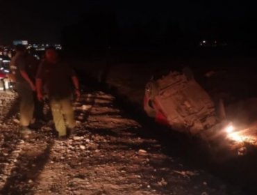 Tres personas fallecieron tras violento accidente de tránsito en la autopista Acceso Sur de Puente Alto