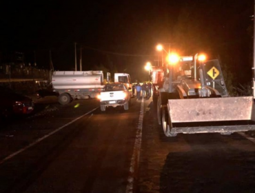 Ñuble: Alcalde de Quirihue lideró bloqueo de ruta para evitar traslado de pacientes sospechosos de tener Covid-19