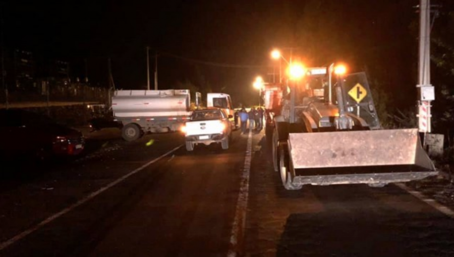 Ñuble: Alcalde de Quirihue lideró bloqueo de ruta para evitar traslado de pacientes sospechosos de tener Covid-19