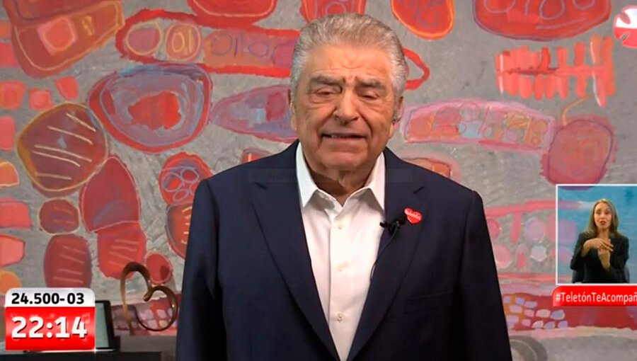 El emotivo discurso de Don Francisco en inicio de Teletón: "La meta es la salud de todo Chile"