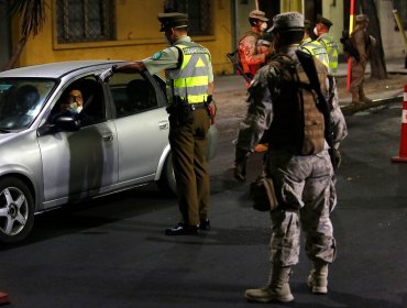 14 personas fueron "conducidas" a unidades policiales por no respetar el toque de queda en la región de Valparaíso