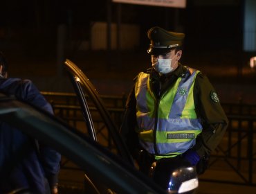 39 personas fueron "conducidas" a unidades policiales por no respetar el toque de queda en la región de Valparaíso