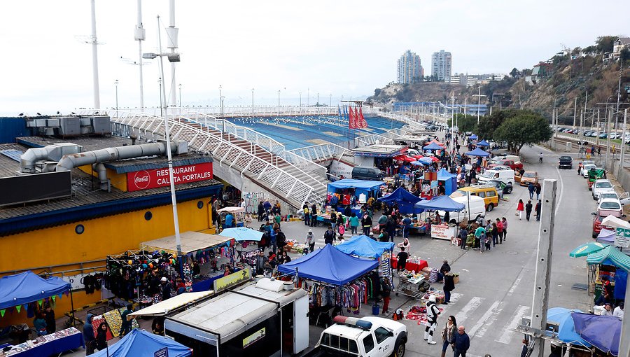 Con puntos diferenciados de entrada y salida, Caleta Portales se prepara para Semana Santa