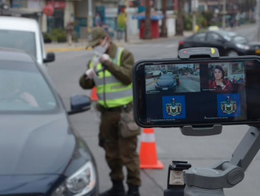 Por videoconferencia, Alcaldesa de Viña del Mar fiscalizó controles policiales en Reñaca