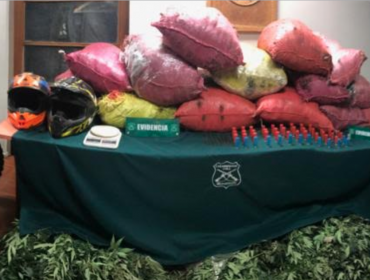 Fuerte golpe al microtráfico de Hijuelas: Carabineros detecta 116 kilos de marihuana en una quebrada