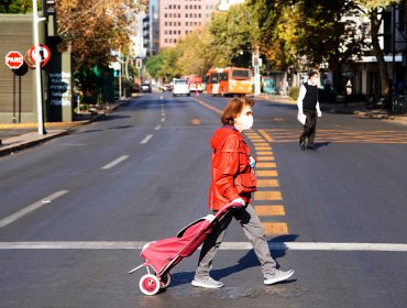 Flujo vehicular en la región Metropolitana aumentó un 20% en comparación al lunes pasado