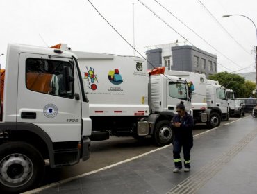 Municipalidad de Valparaíso adquiere 10 nuevos camiones de aseo domiciliario