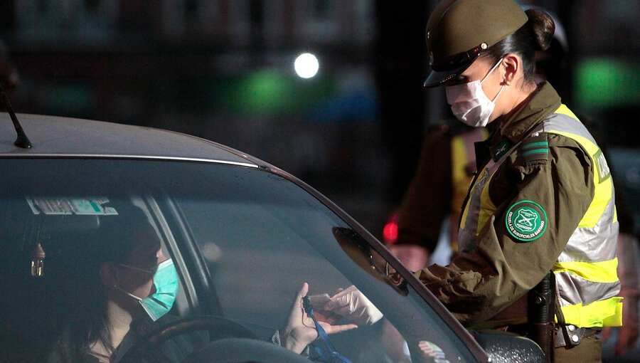 47 personas fueron "conducidas" a unidades policiales por no respetar el toque de queda en la región de Valparaíso