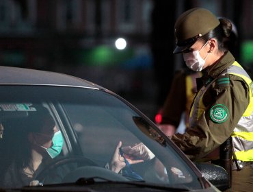 47 personas fueron "conducidas" a unidades policiales por no respetar el toque de queda en la región de Valparaíso