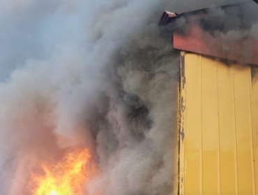 Una víctima fatal deja incendio que consumió una vivienda en el sector Chorrillos de Viña del Mar