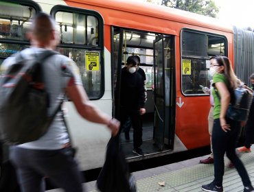 Un 71,8% cayó la demanda de pasajeros en el transporte público de Santiago